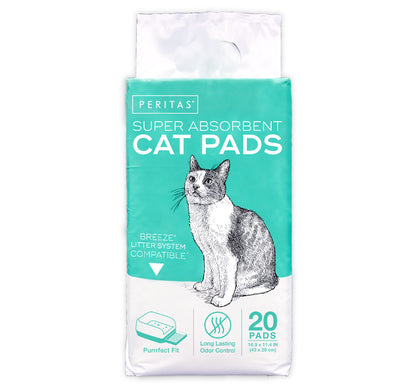 80ct Peritas Generic Refill Cat Pads for Breeze Tidy Cat Litter System 16.9"x11.4"