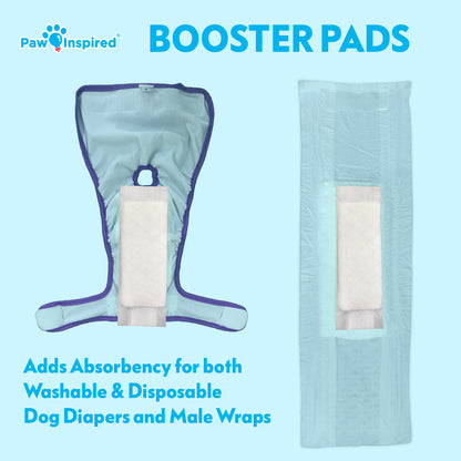 180ct Paw Inspired Dog Diaper Booster Pads