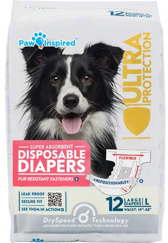 Out fashion pet care disposable female dog diapers