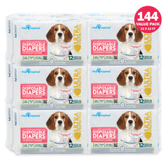 32ct Paw Inspired Ultra Protection Female Disposable Dog Diapers, M –  Barketshop