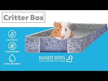 Paw Inspired Critter Box® Washable Guinea Pig Cage Liners, Midwest